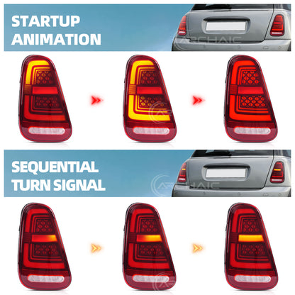 Archaic LED Sequential Tail Lights For 2001-2007 Mini Cooper R50 R52 R53