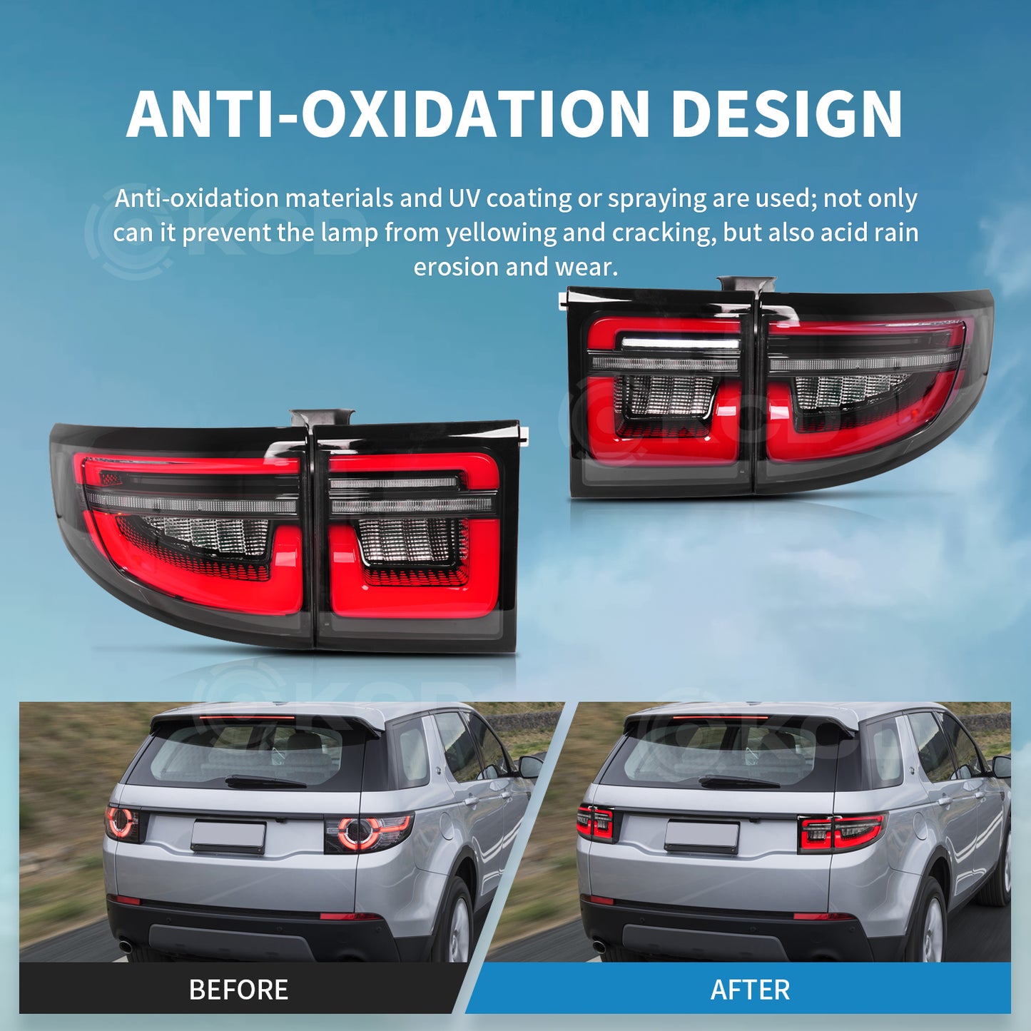 Archaic LED Taillight Assembly For Land Rover Discovery Sport 2019
