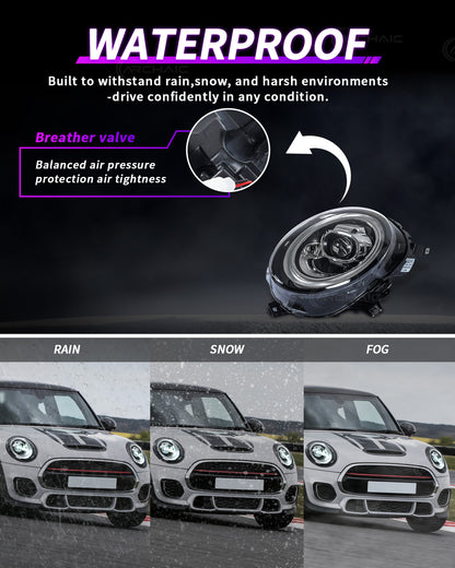 Archaic LED Headlights for MINI Cooper F55 F56 F57 & Clubman F54 2014–2024