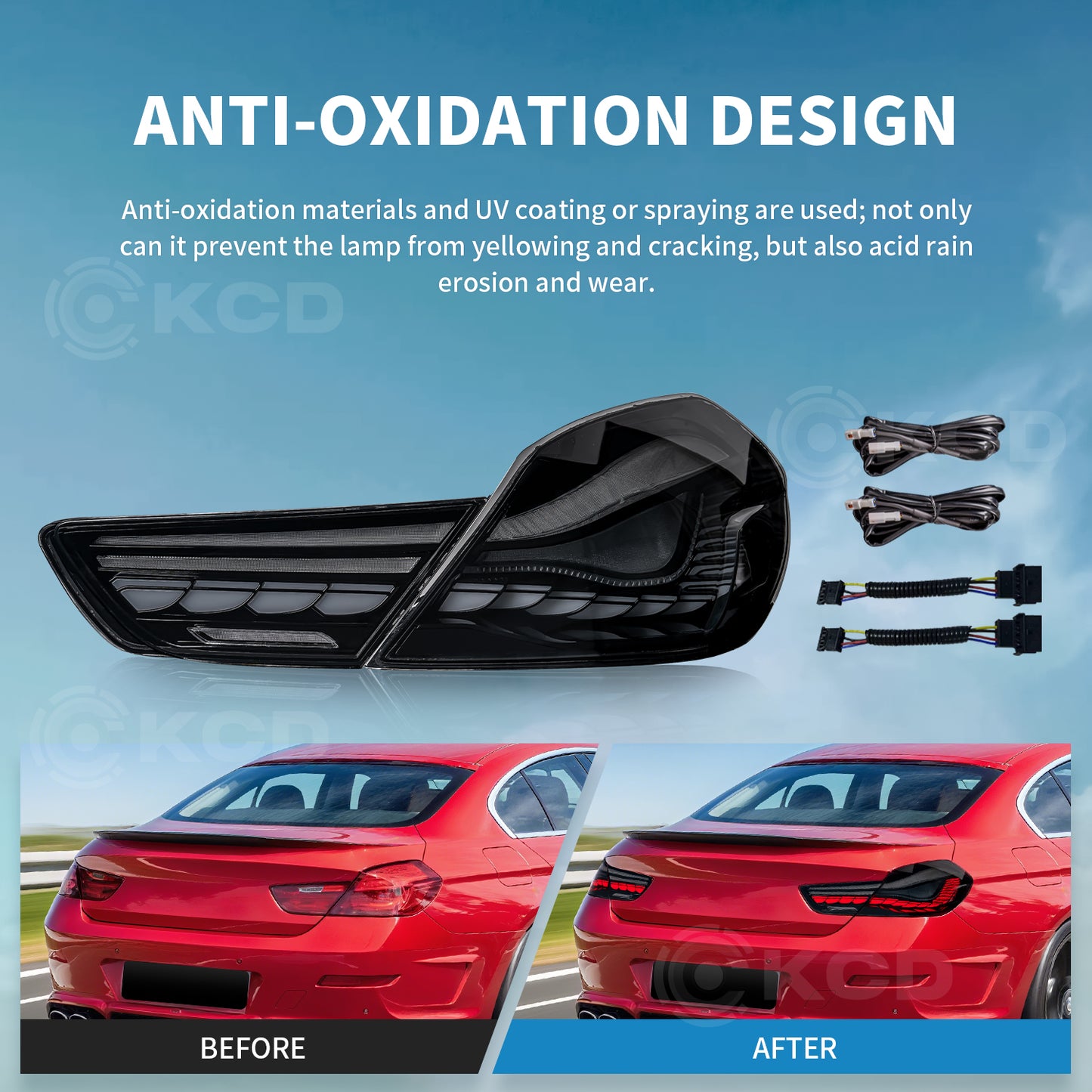 Archaic LED Tail lights for BMW 6 Series F06 F12 F13 M6 640i 650i Alpina B6 2012-2019