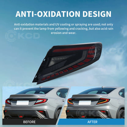 LED Tail Lights for Subaru WRX VB 2022–2026 | Dynamic Startup Animation & Sequential Turn Signals