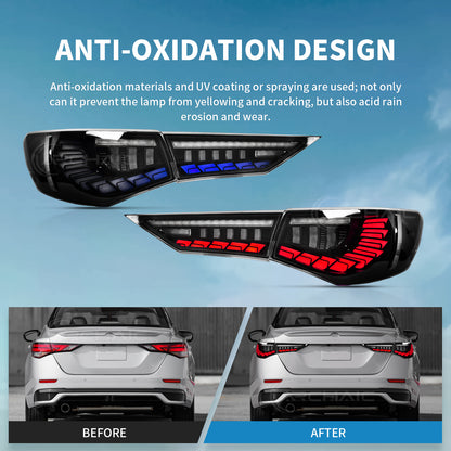 Archaic LED Taillight Assembly For Nissan Sentra 2020-2022