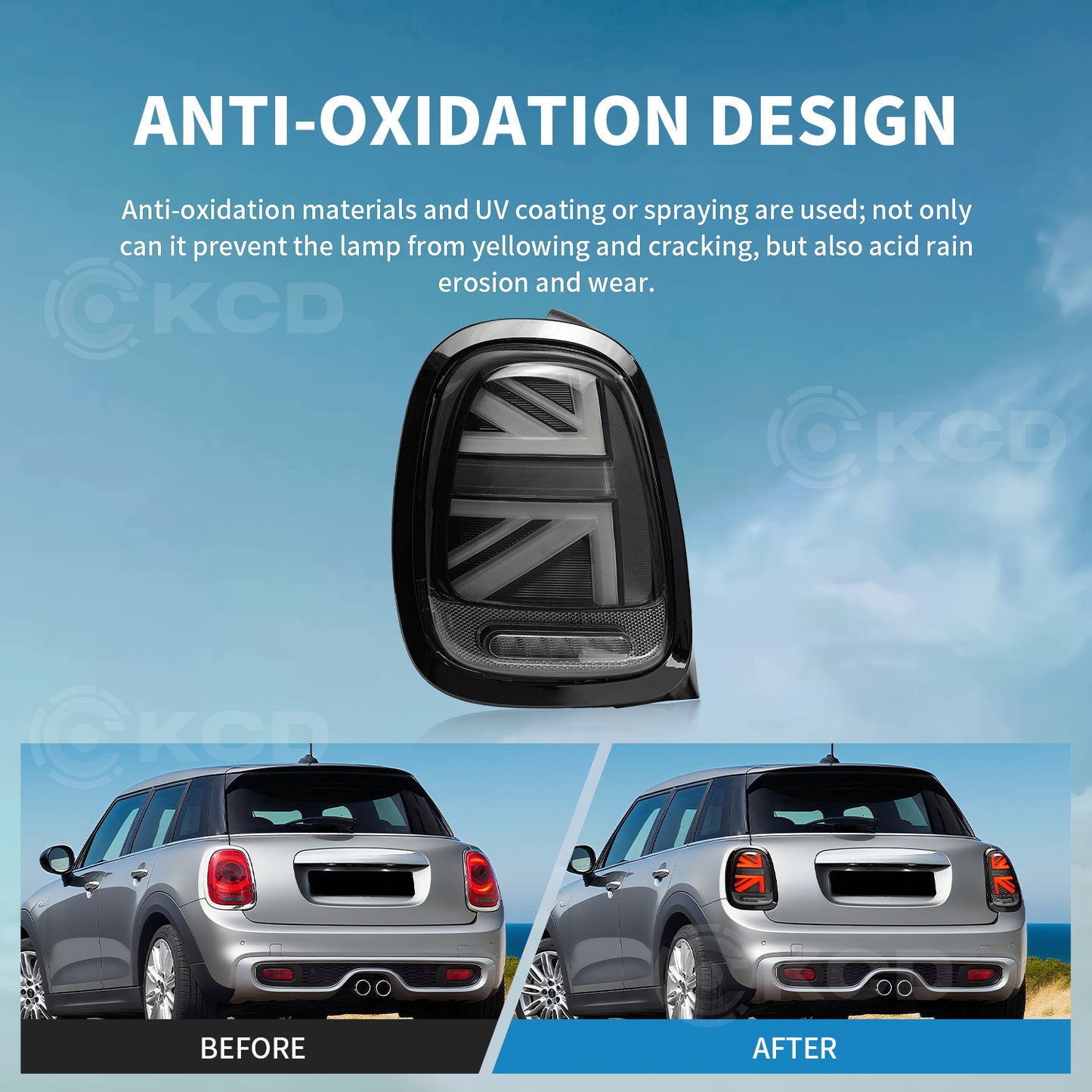 Archaic LED Taillight Assembly For Mini Cooper F56 2014 2015 2016