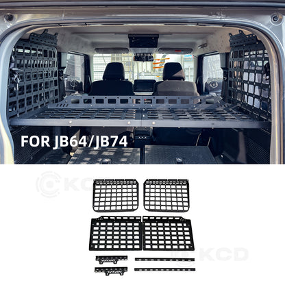 Archaic Rear Cargo Rack Shelf Luggage Storage Box Kit For Suzuki Jimny JB64 JB74 2018-UP