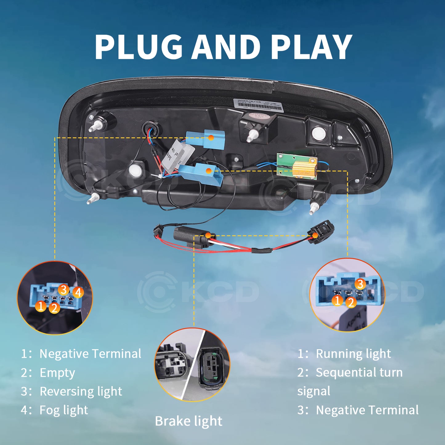 Archaic LED Tail Lights Assembly For Mini F54 Cooper 2010-2022