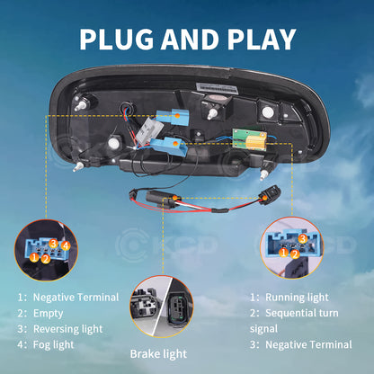 Archaic LED Tail Lights Assembly For Mini F54 Cooper 2010-2022