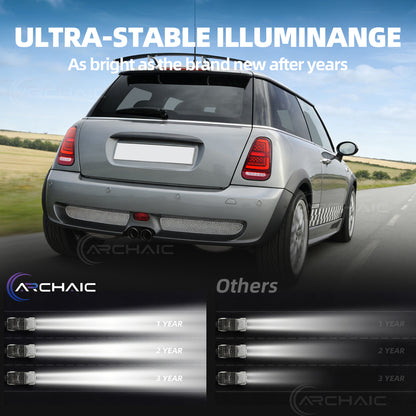 Archaic LED Sequential Tail Lights For 2001-2007 Mini Cooper R50 R52 R53