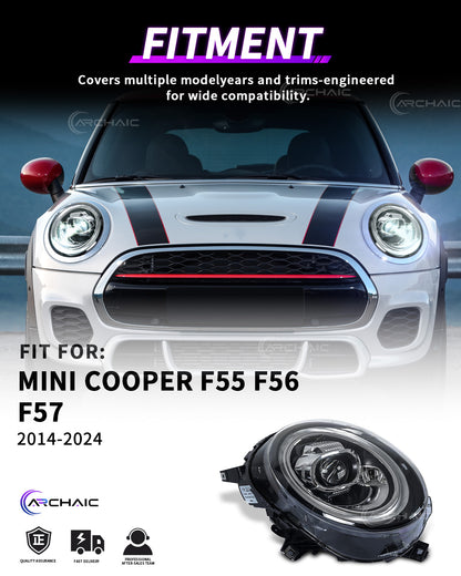 Archaic LED Headlights for MINI Cooper F55 F56 F57 & Clubman F54 2014–2024