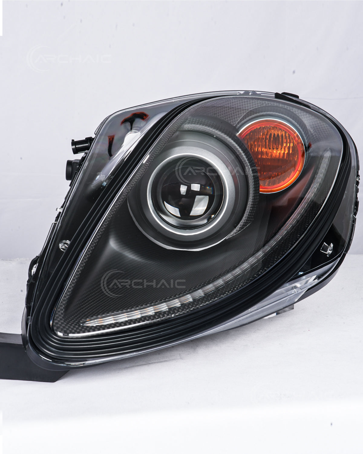 Bi-Xenon Headlights for Ferrari F430 2005-2010 | Real Carbon Fiber OEM+ Upgrade,with E-mark