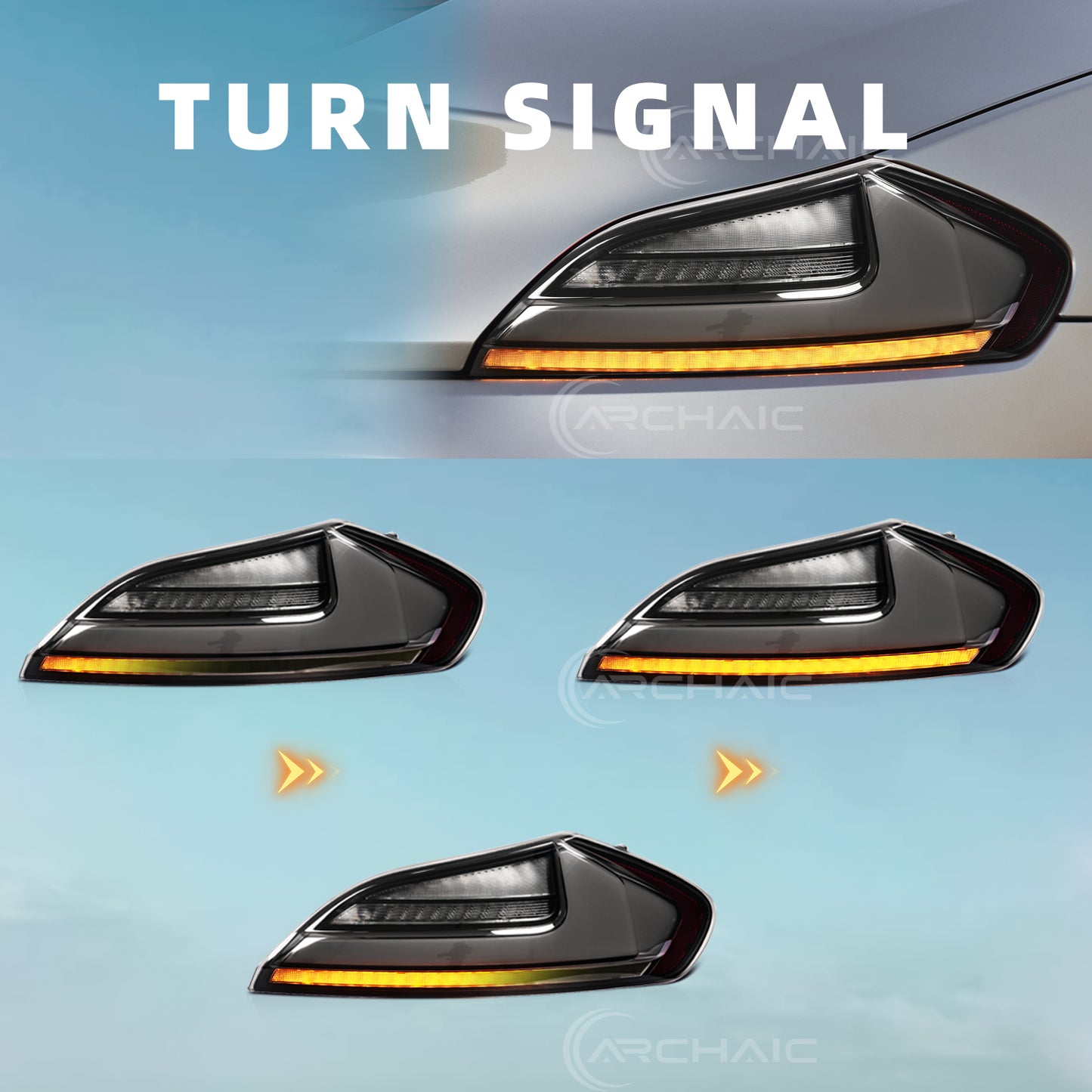 LED Tail Lights for BMW Z4 E89 2009-2016 Sequential Rear Lamps Startup Animation