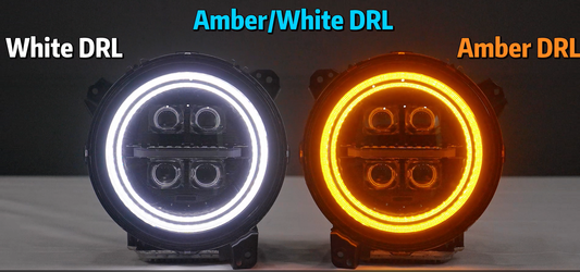 LED Projector Headlights for 2018-2026 Jeep Wrangler JL JLU Gladiator JT w/ Sequential Turn Signal & Startup Animation