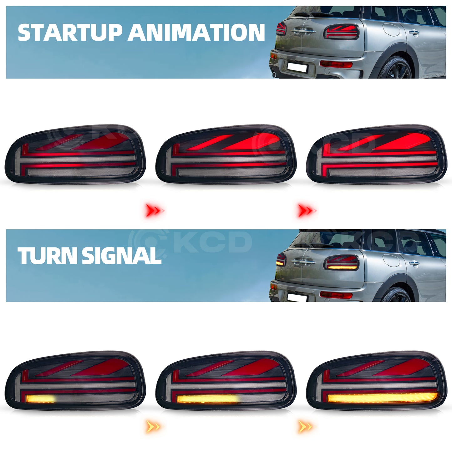Archaic LED Tail Lights Assembly For Mini F54 Cooper 2010-2022
