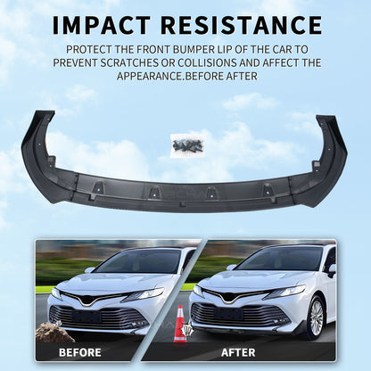 Archaic Front Bumper Lower Lip For Toyota Camry Hybrid 2018 2019 2020