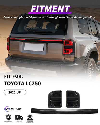 “Personalize signature” Tail Lights for Toyota Land Cruiser Prado LC250 2025–2026 | With Middle Light Bar