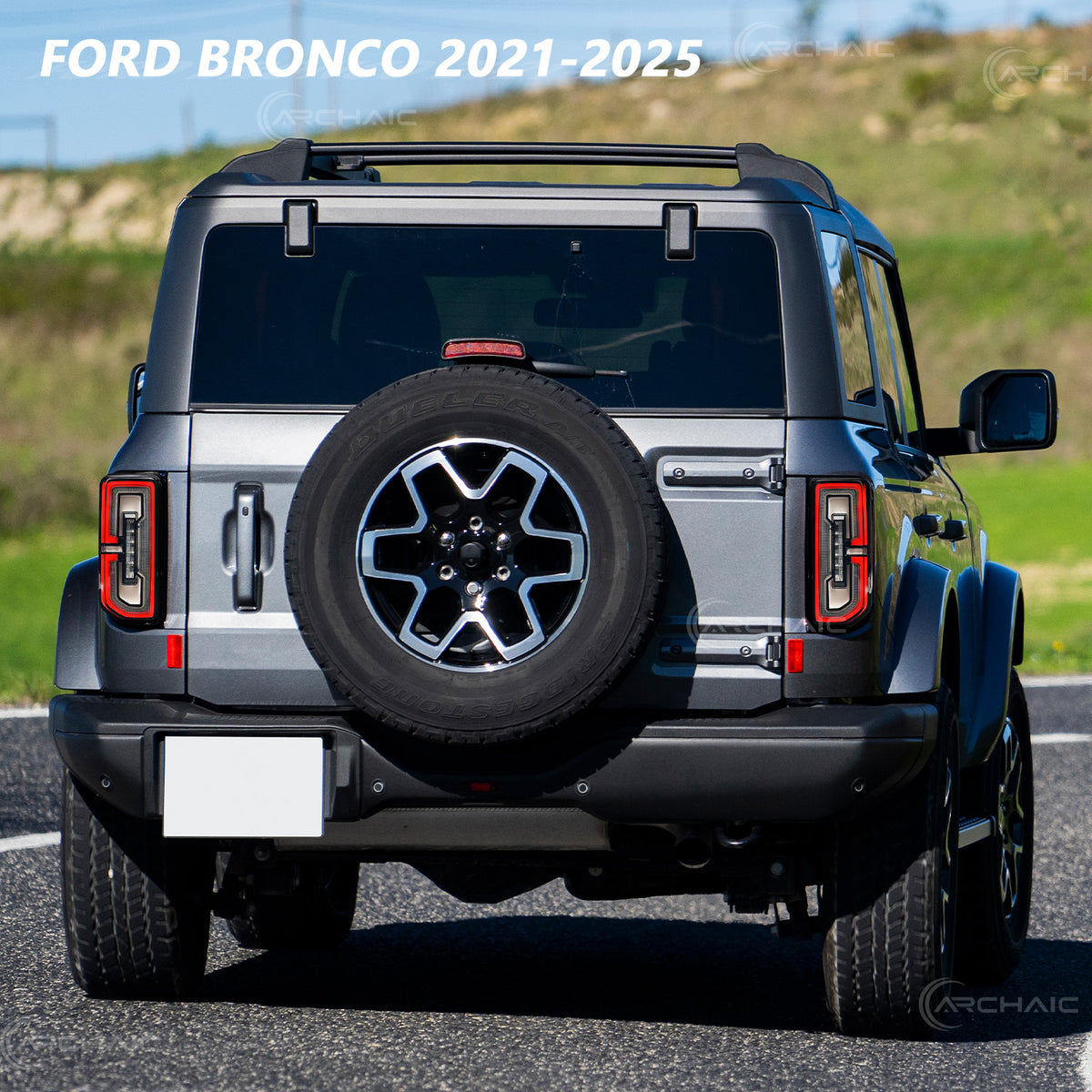 Archaic Full LED Tail Lights for Ford Bronco 2021–2026 | Sequential Turn Signals