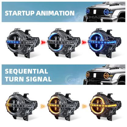 Archaic LED Headlight Assembly For GWM Tank 300 2019-2025 RGB DRL