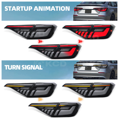Archaic LED Tail Lights Assembly For 2022-2025 11th Gen Honda Civic 4-Door Sedan (Will NOT Fit Hatchback / Type-R FL5)