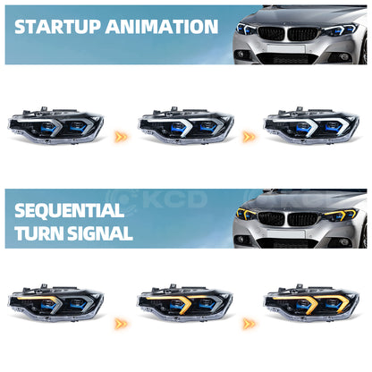 Archaic LED Headlight Assembly For BMW 3 Series F30 F35 2013-2022