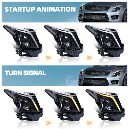 Archaic LED Headlight Assembly For Cadillac ATS 2013-2019
