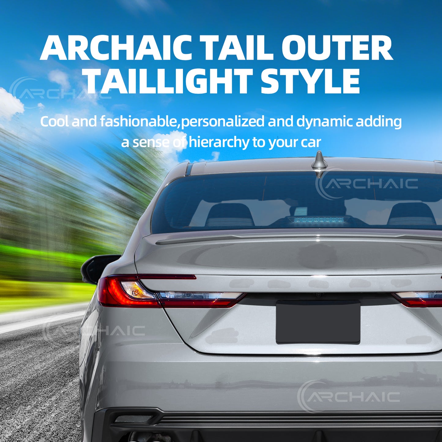 Archaic LED Tail Lights Assembly For Toyota Camry TRD Hybrid LE 2025