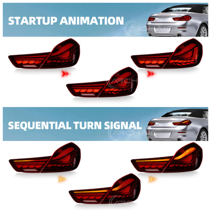Archaic LED Tail lights for BMW 6 Series F06 F12 F13 M6 640i 650i Alpina B6 2012-2019
