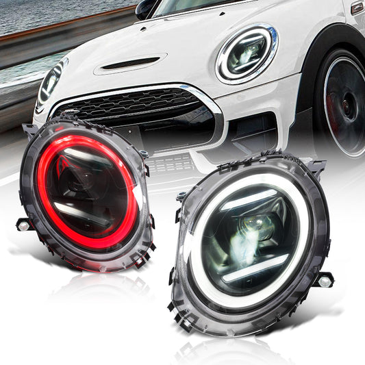 Archaic LED Headlight Assembly For Mini Cooper F56 F55 F57 2014-2024 Clubman F54