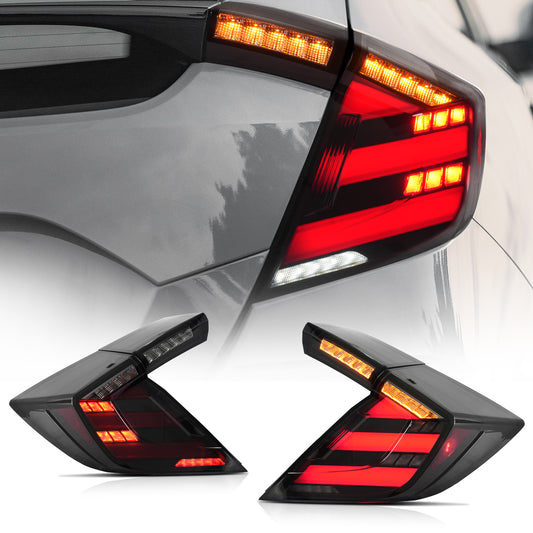 Archaic LED Tail Lights For 10th Gen Honda Civic Type R 2016-2021 Startup Animation