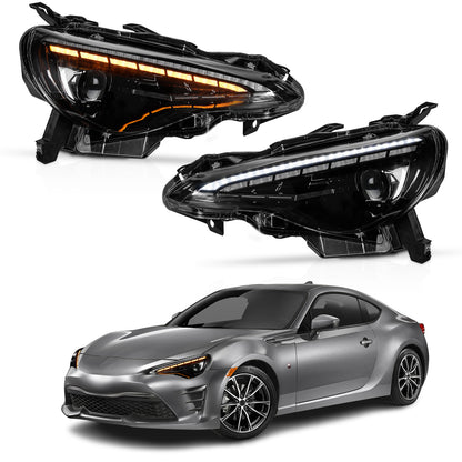 LED Headlight For 2012-2016 Scion FR-S 2012-2021 Toyota 86 2013-2021 Subaru BRZ