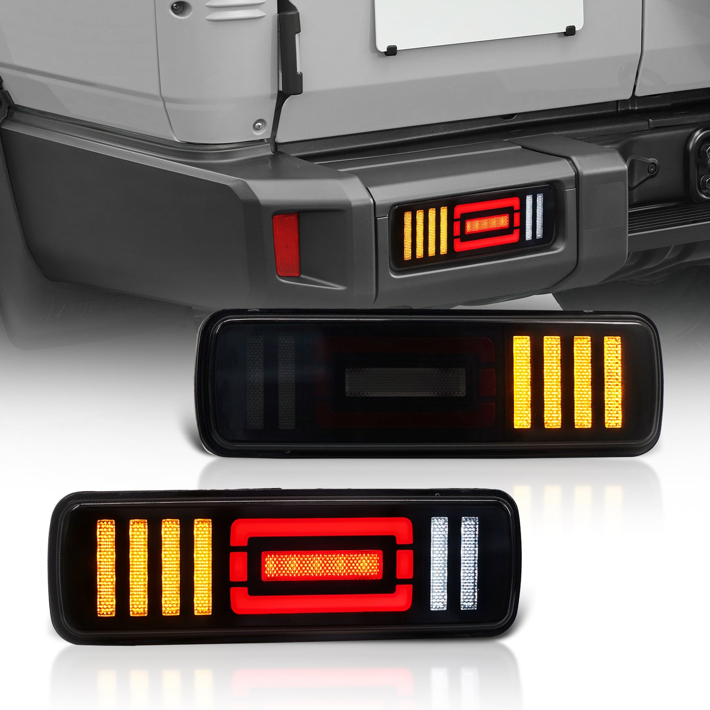 Archaic LED Taillight Assembly For Land Cruiser LC76 2024 Sequential Turn Signal