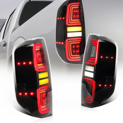 Archaic LED Taillight Assembly For Nissan Navara D40 2005-2014 Sequential Turn Signal