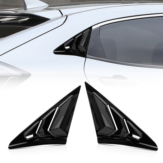Archaic Side Vent Window Louver Cover For Honda Civic Hatchback 2016-2021