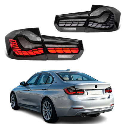 Archaic LED GTS Tail lights for BMW 3 Series F30 F80 M3 2013-2018,with Sequential Turn Signal and Startup Animation