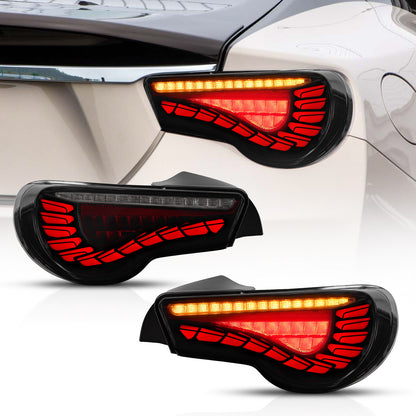 LED Tail Lights For 2012-2021 Toyota 86 Subaru BRZ Scion FR-S,Rear Lamps w/Sequential
