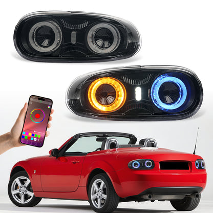 Archaic LED Tail Lights Assembly For Mazda Miata MX-5 NC Mazda Roadster 2005-2015 RGB Running Light