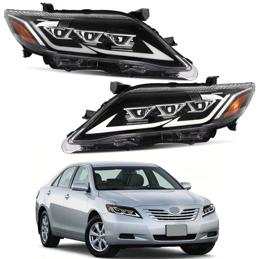Pair LED Headlights For Toyota Camry XV40 facelift 2010 2011 facelift,only for US version