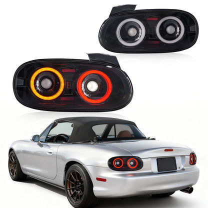 Archaic LED Tail Lights Assembly For Mazda MX-5 NB/Mazda Roadster NB/Mazda Miata NB 1998-2005