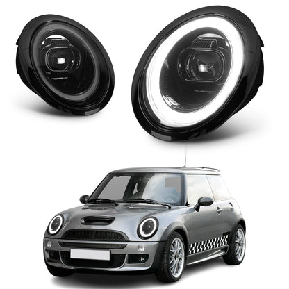 Archaic LED Headlights Assembly For Mini Cooper R50 2002-2008