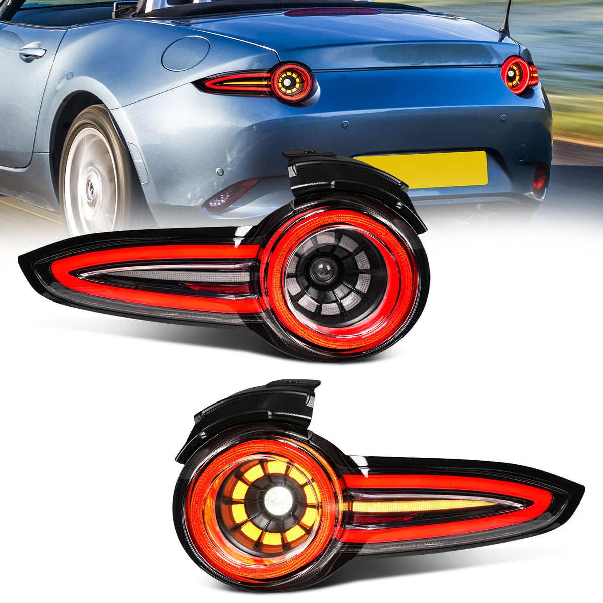 🔥Archaic Reimagining Collection – Rotor Signature E-Mark LED Tail Lights for Mazda MX-5 Miata ND (ND1 / ND2 / ND3)