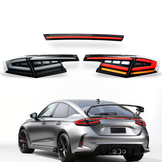 Archaic LED Tail Lights Aseembly For 11th Gen Honda Civic Type R 2022-2025