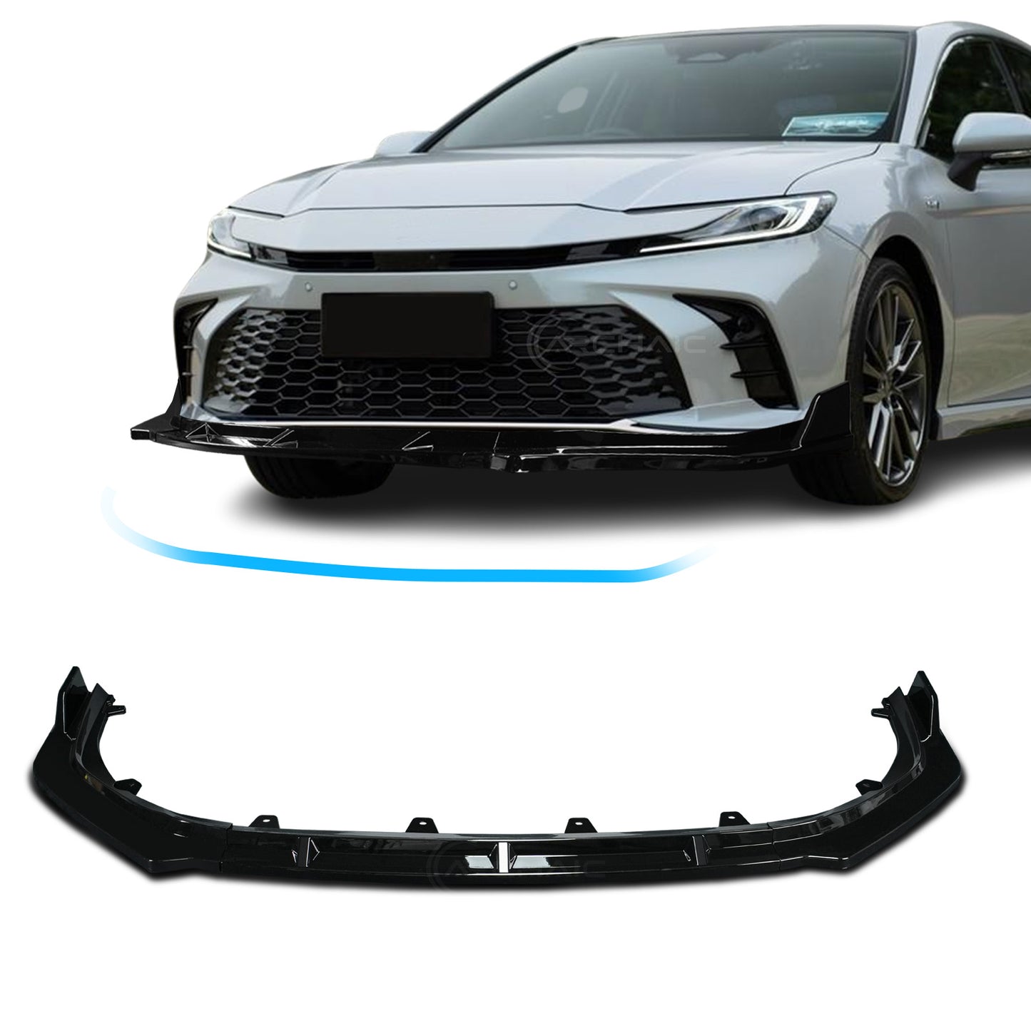 Archaic Front Bumper Lower Lip For Toyota Camry XSE XLE 2024