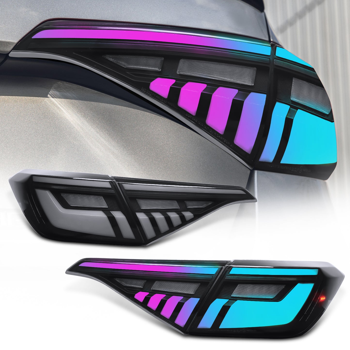 Archaic RGB LED Tail Lights For 11th Gen Honda Civic Sedan 2022-2025