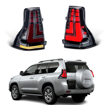 LED Tail Lights Assembly for Lexus GX460 & Toyota Land Cruiser Prado 2010–2023 | Rear Lamp Upgrade