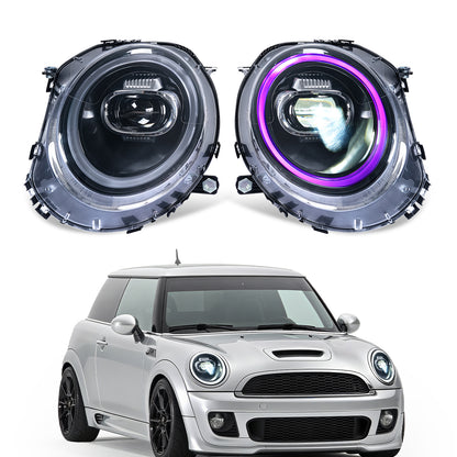 Archaic LED Headlight Assembly For Mini Cooper R55 R56 R57 R58 R59 2007-2015