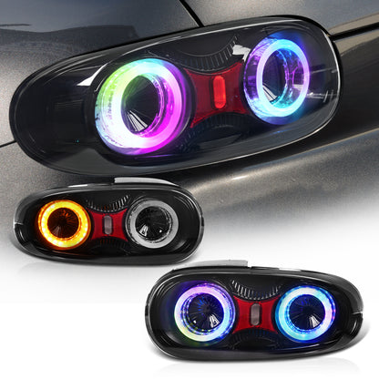 Archaic LED Tail Lights Assembly For Mazda Miata MX-5 NC Mazda Roadster 2005-2015 RGB Running Light