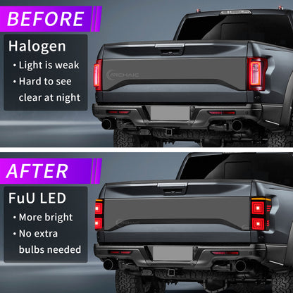 Retro-LED-Rückleuchten für Ford F150 Platinum/XLT/Limited 2015-2020