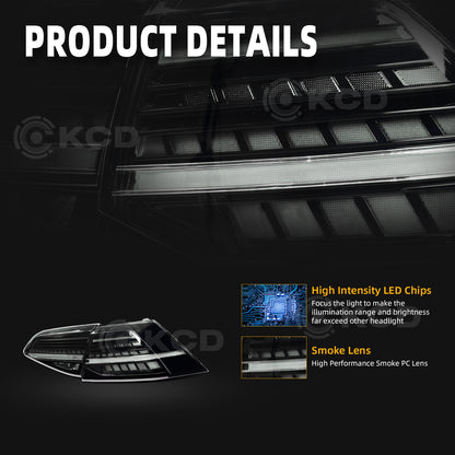 Archaic LED Taillight Assembly For VW Golf 7/7.5 2013-2019 Startup Animation