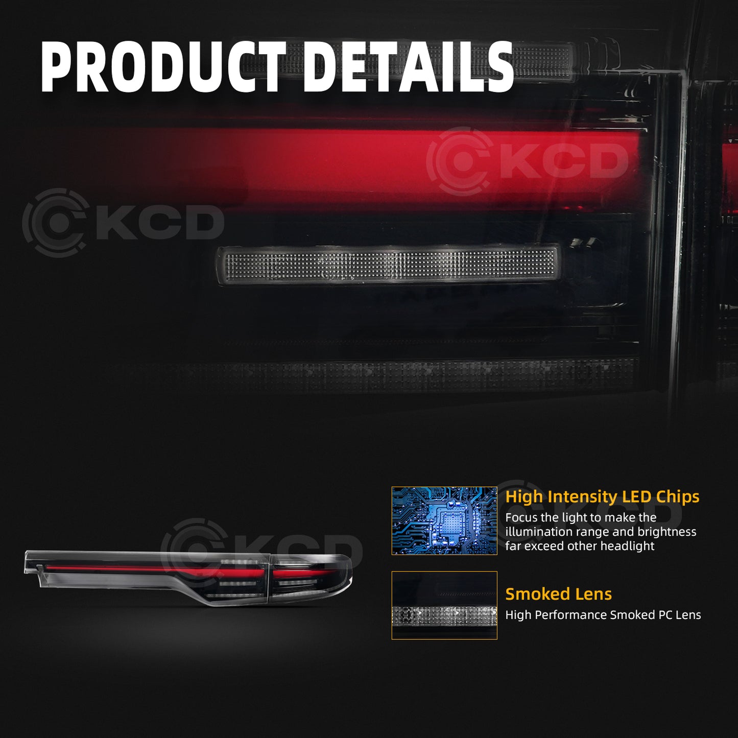 Archaic LED Taillight Assembly For Honda Vezel 2023-2025 Sequential Turn Signal