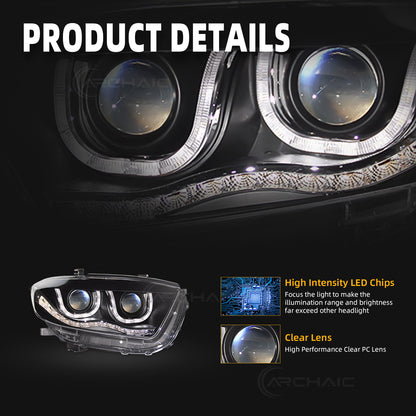 LED Headlights for Toyota Highlander 2008–2010 | Plug & Play Headlamps with Sequential Turn Signals