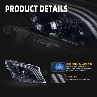 Archaic LED Headlight Assembly For Mercedes-Benz Vito 2016-2020