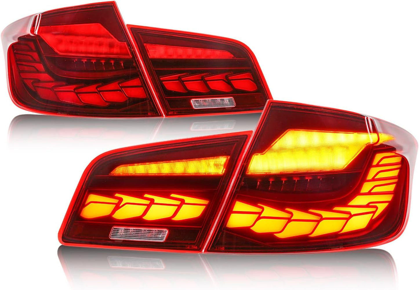 LED Tail Lights for BMW 5 Series F10 F18 M5 Sedan 2011-2017 Sequential Rear Lamps